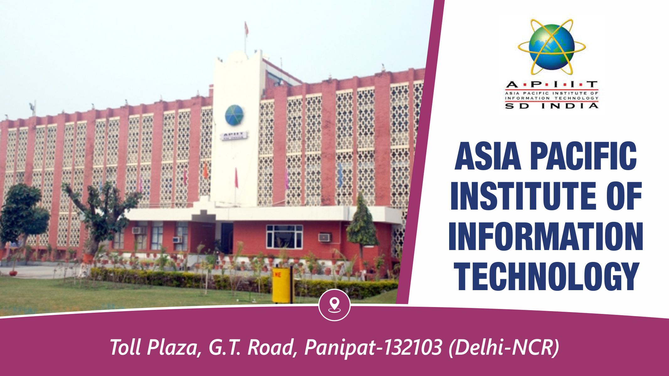 Out Side View of Asia Pacific Institute of Information Technology - APIIT